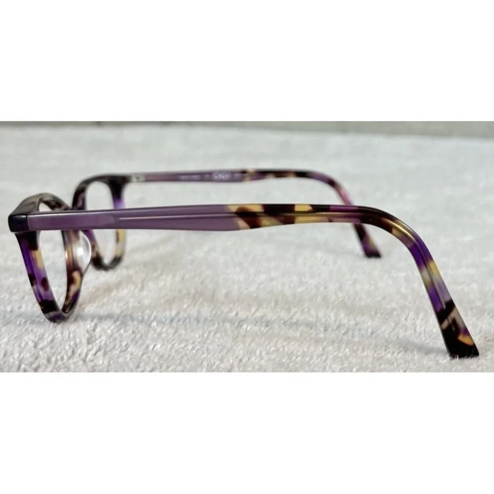 OGI HERITAGE 7162 2010 Round Purple Tortoise Pearl Eyeglasses Frames 47-17-135